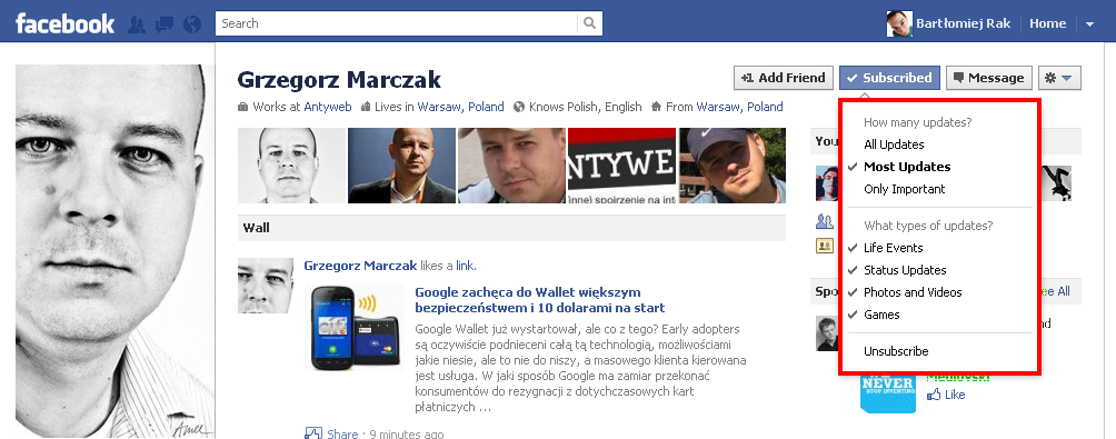 Przycisk subscribe przykład Przycisk subscribe przykład