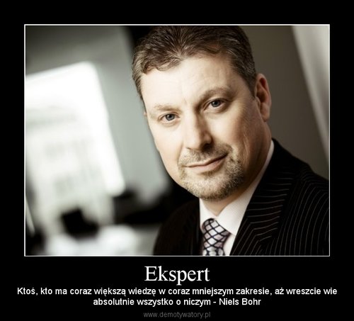 Demotywator ekspert