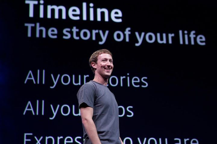 Mark Zuckerberg podczas konferencji f8